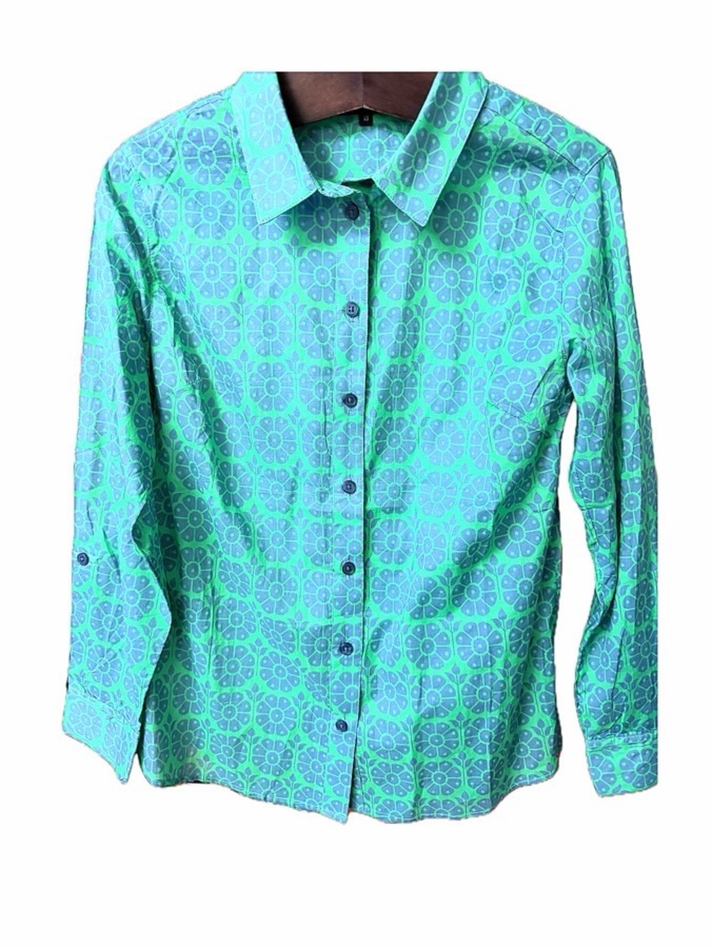 Columbia Women’s XL Plaid Long Sleeve Button Front Hiking Outdoor Shirt